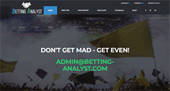 Desktop Screenshot of betting-analyst.com